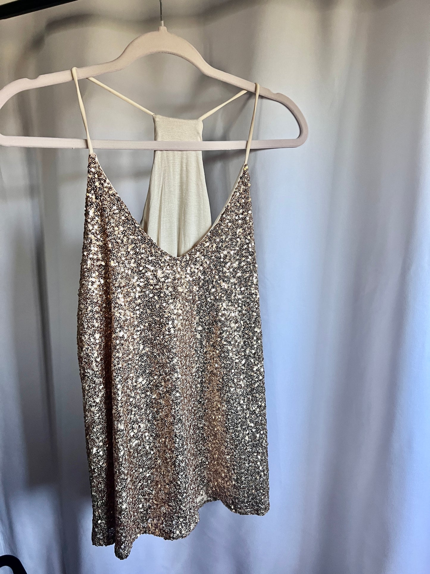 NEW Highline Sequin Top - Gold