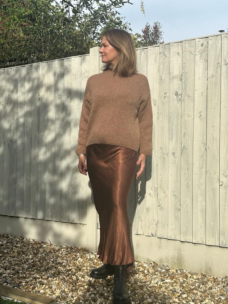 Bedford Mohair Jumper - Latte
