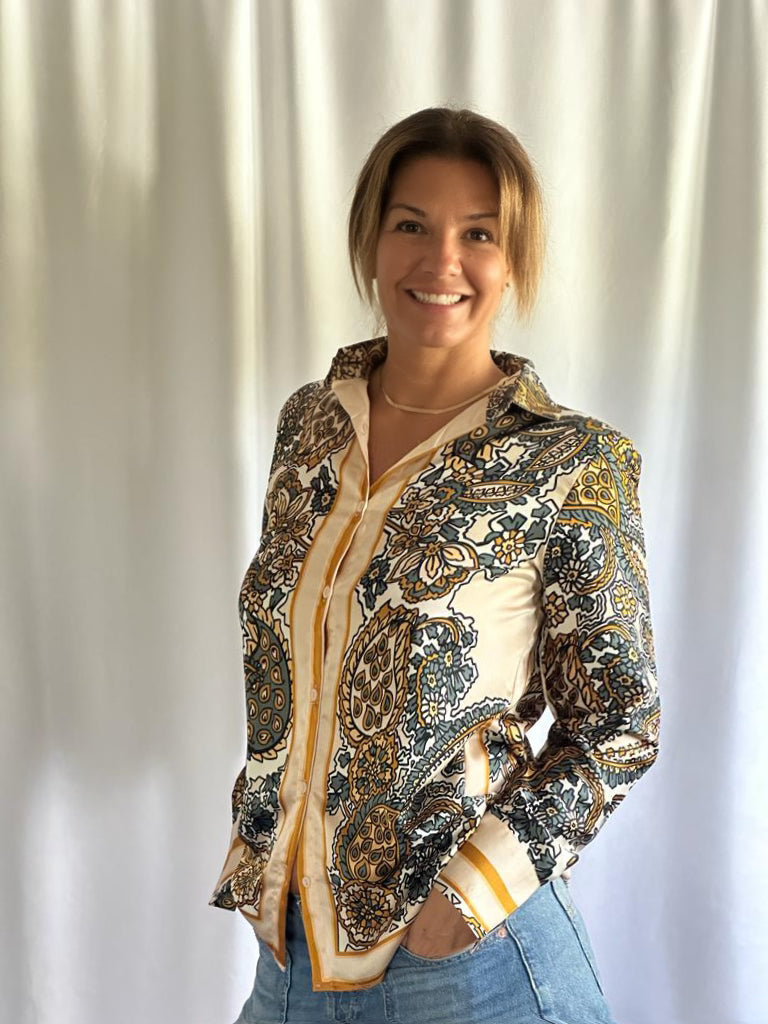 Perry Print Shirt Leaf