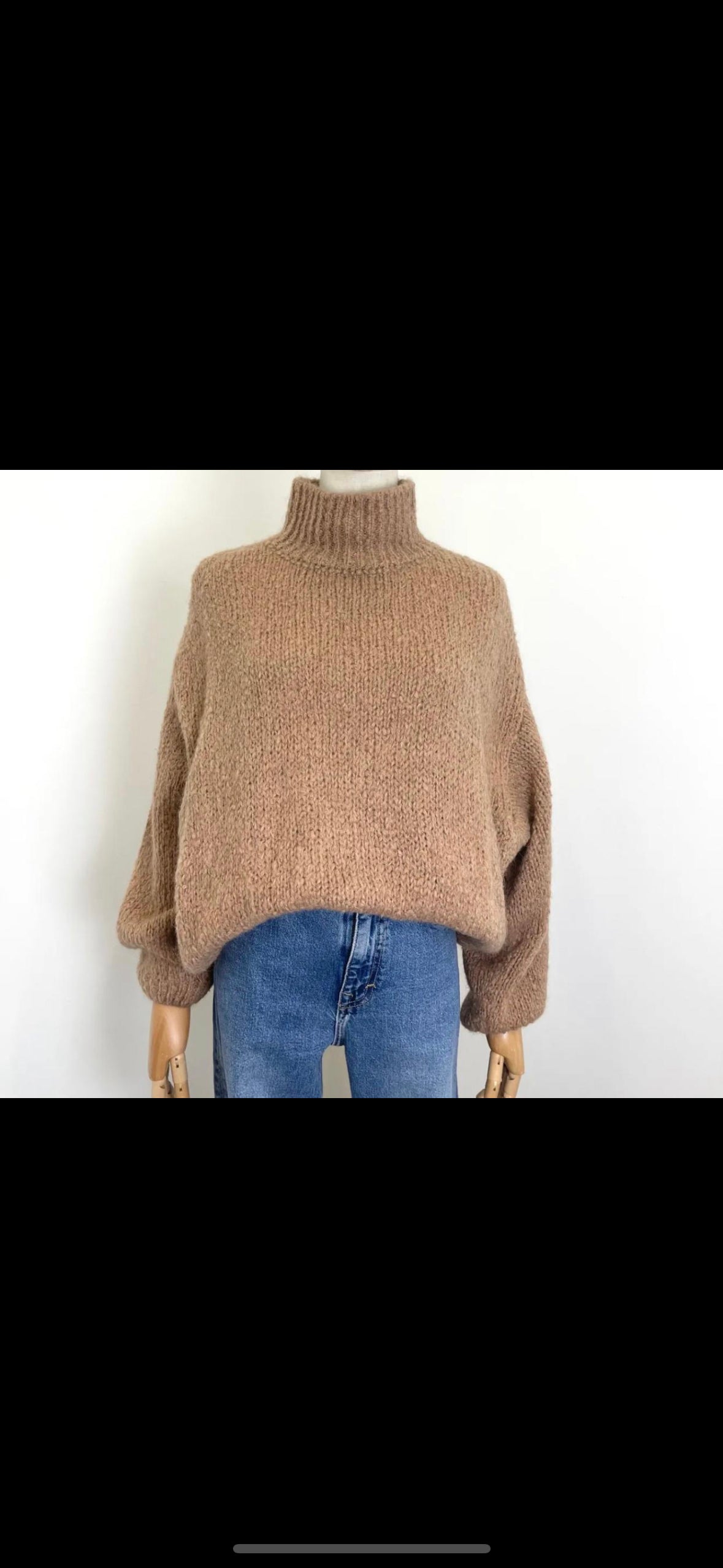 Bedford Mohair Jumper - Latte