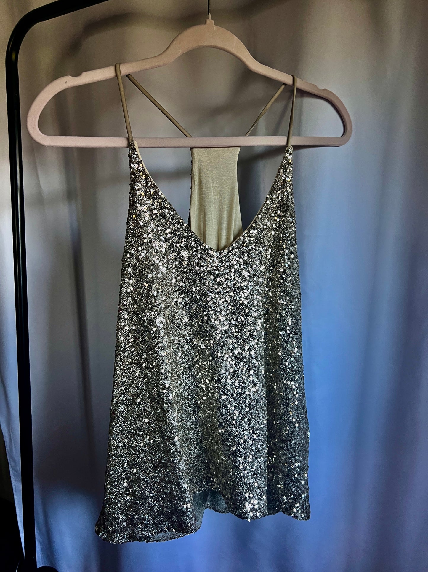 NEW Highline Sequin Top - Champagne