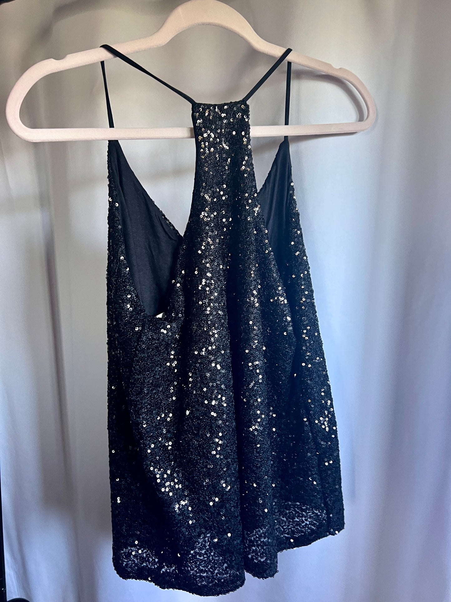 NEW Highline Sequin Top - Black