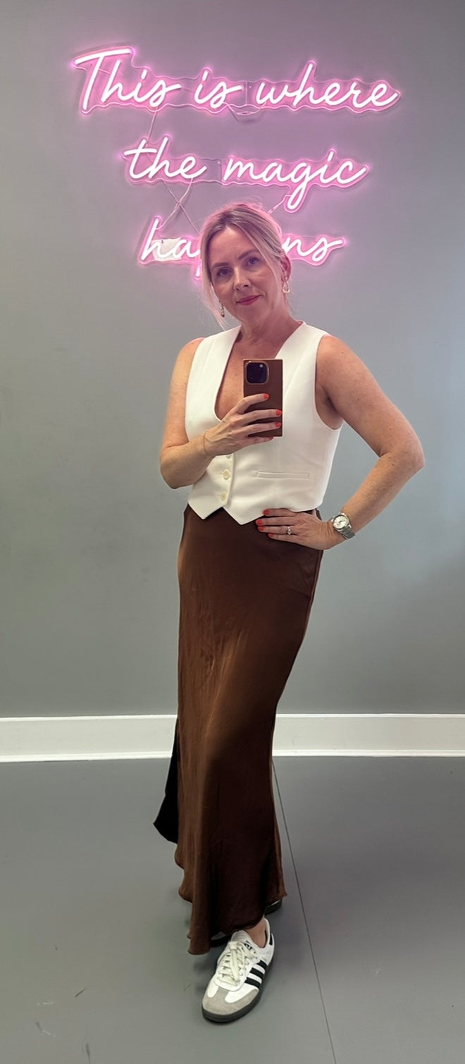 Mercer Skirt - Chocolate