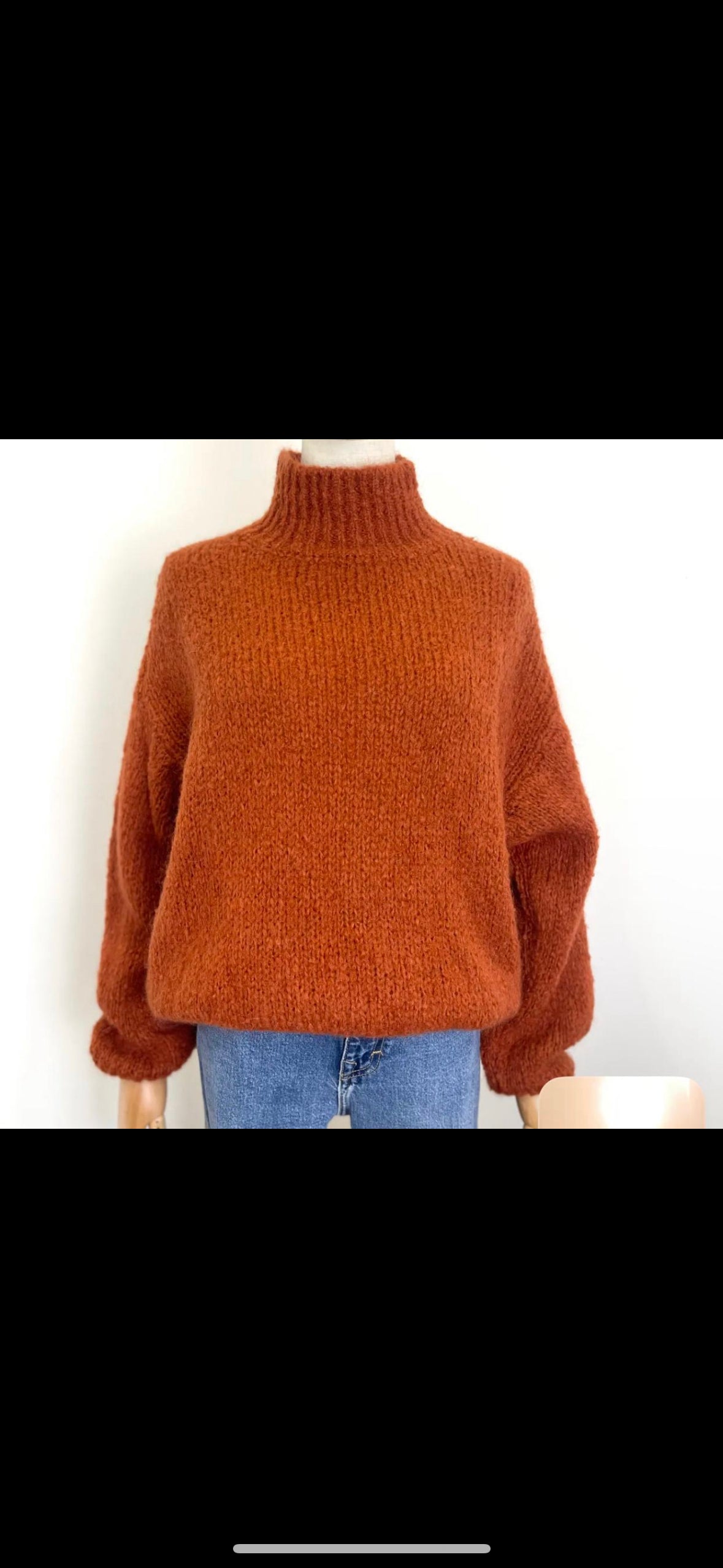 Bedford Mohair Jumper - Spice