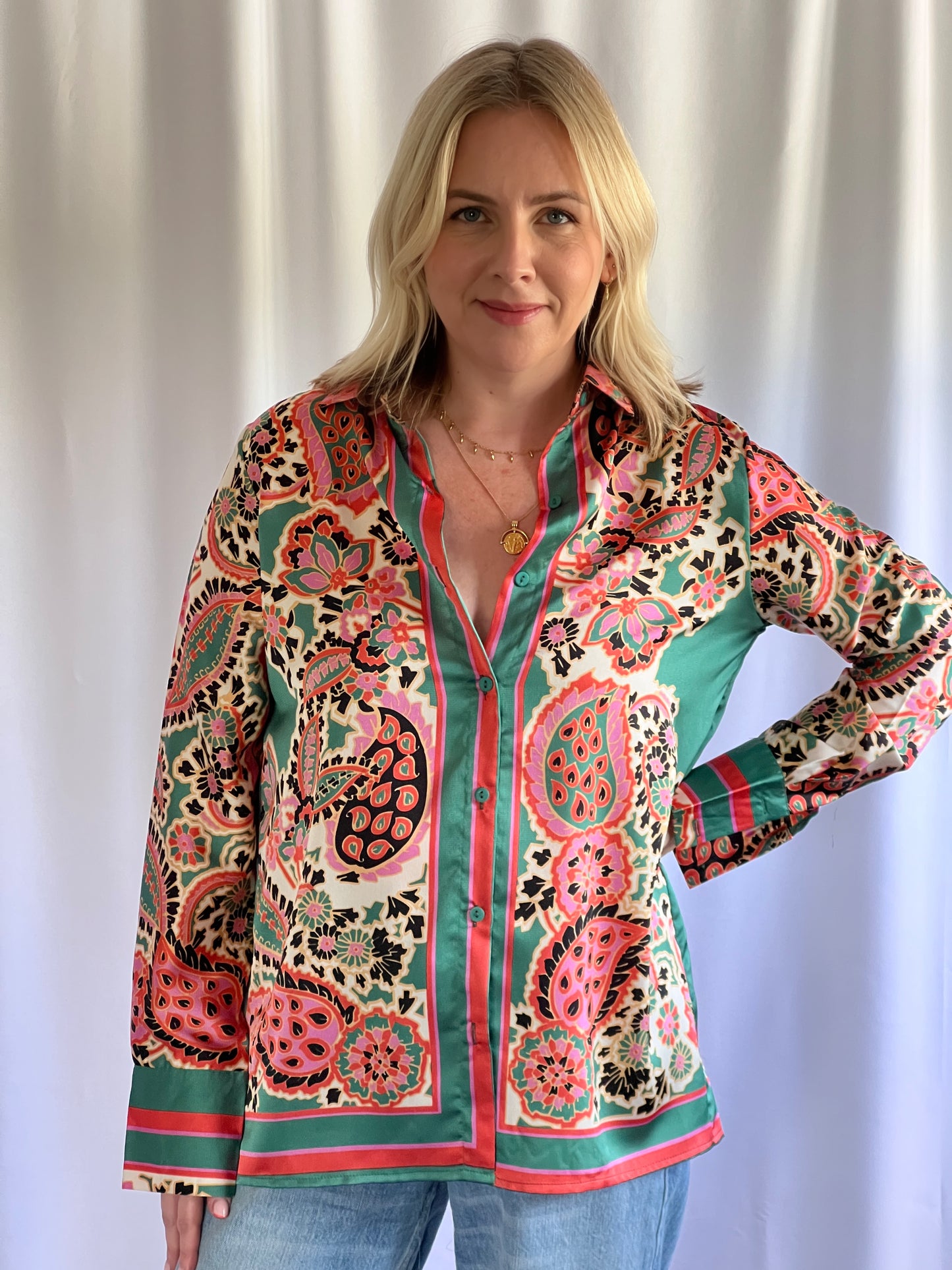Perry Print Shirt Paisley